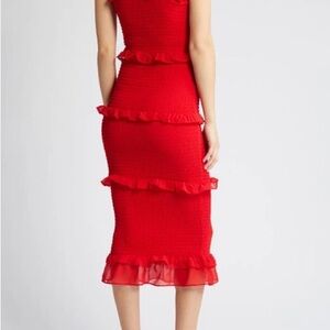 charming charlie lace dress Lace High-Low V-Neck Dress – Charming Charlie main image 0